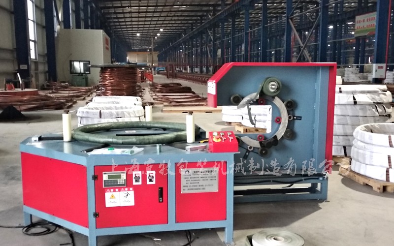        三峽電（diàn）纜集團——臥式主機移動纏繞包裝機